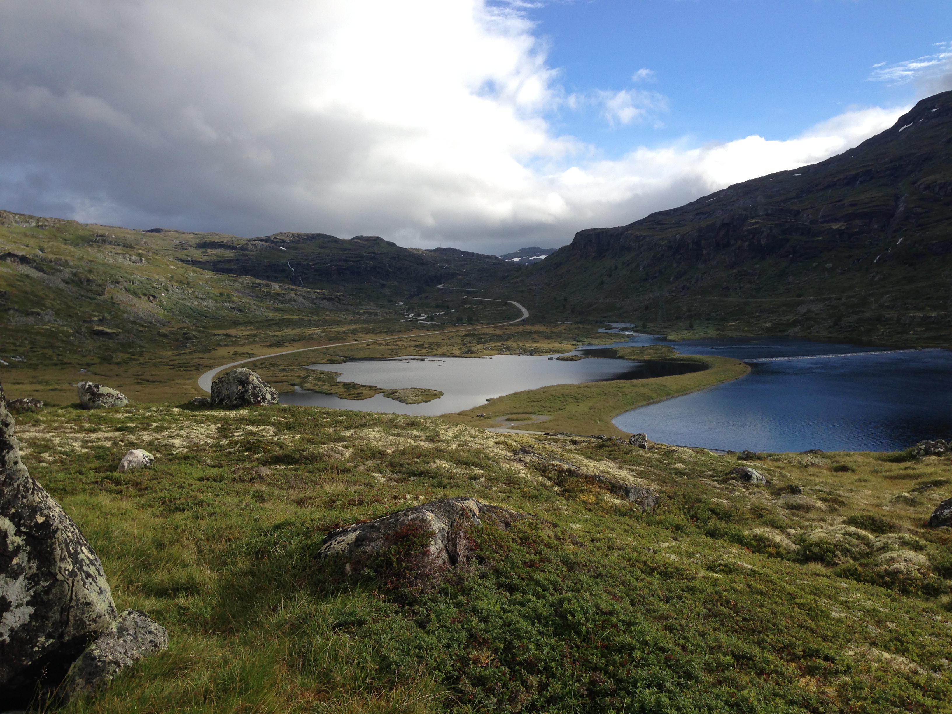 View near the huts